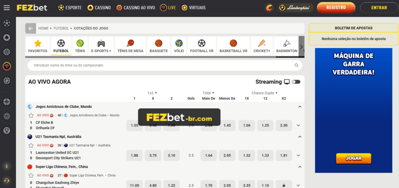 Aposta online de futebol